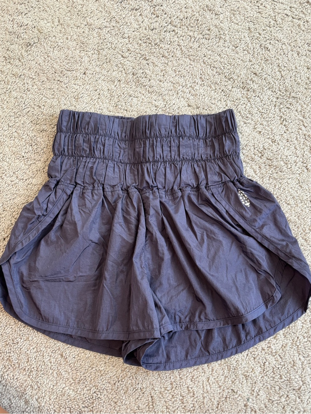 FP Movement by Free People Purple Mocked Waist Athletic Shorts, Women’s XS
